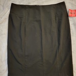 New ASOS Curve black pencil skirt